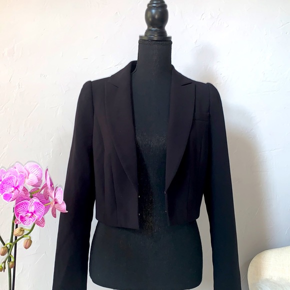 White House Black Market Cropped Blazer Jacket - Picture 3 of 8